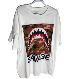 Savage Shark Tee 3XL